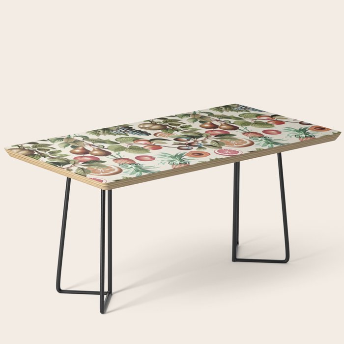 Fruitful Florals, Vintage Prints Food Coffee Table Gallery Image 1