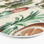Fruitful Florals, Vintage Prints Food Bath Mat Gallery Image 3