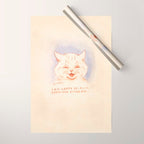 'I Am Happy Because Every One Loves Me' Louis Wain Cat Wrapping Paper Gallery Image 1