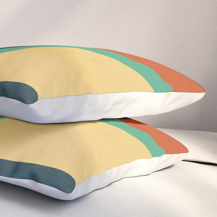 Quiet stream under crescent moon Pillow Sham Gallery Image 3