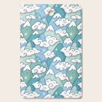Cute mountains in clouds Cutting Board Gallery Image 1