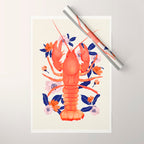 Lobster 4 Wrapping Paper Gallery Image 1