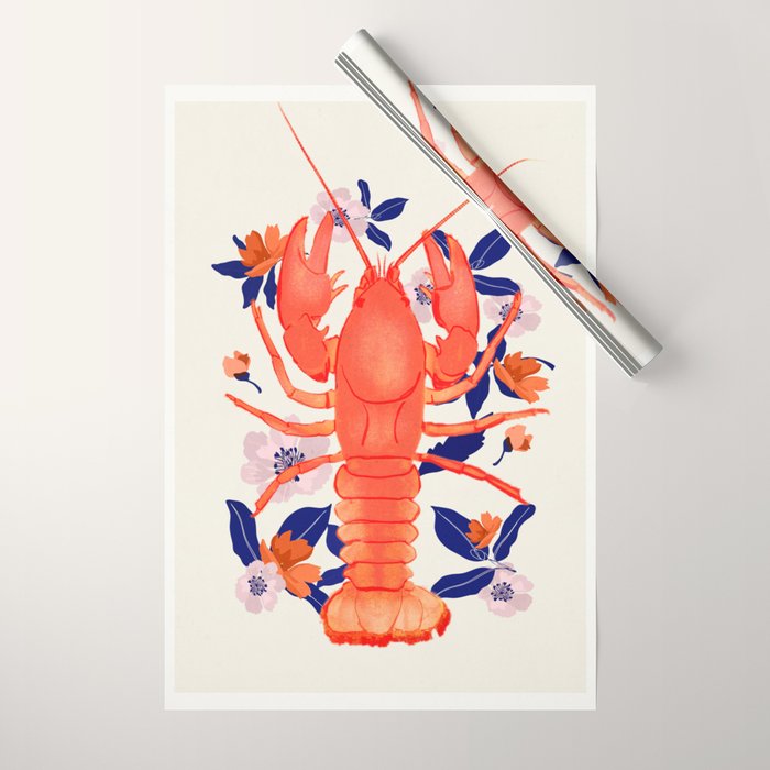 Lobster 4 Wrapping Paper Gallery Image 1