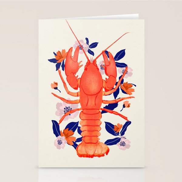 Lobster 4 Stationery Card Gallery Image 2