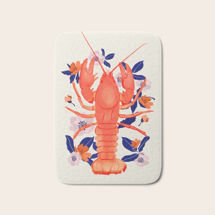 Lobster 4 Bath Mat Gallery Image 1