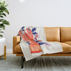 Lobster 4 Throw Blanket Gallery Image 1