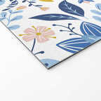 Scandinavian Butterfly Folk Art Pattern Welcome Mat Gallery Image 2