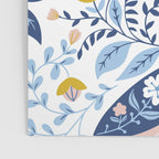 Scandinavian Butterfly Folk Art Pattern Poster Gallery Image 3