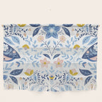 Scandinavian Butterfly Folk Art Pattern Wall Hanging Gallery Image 1