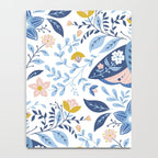 Scandinavian Butterfly Folk Art Pattern Notebook Gallery Image 4
