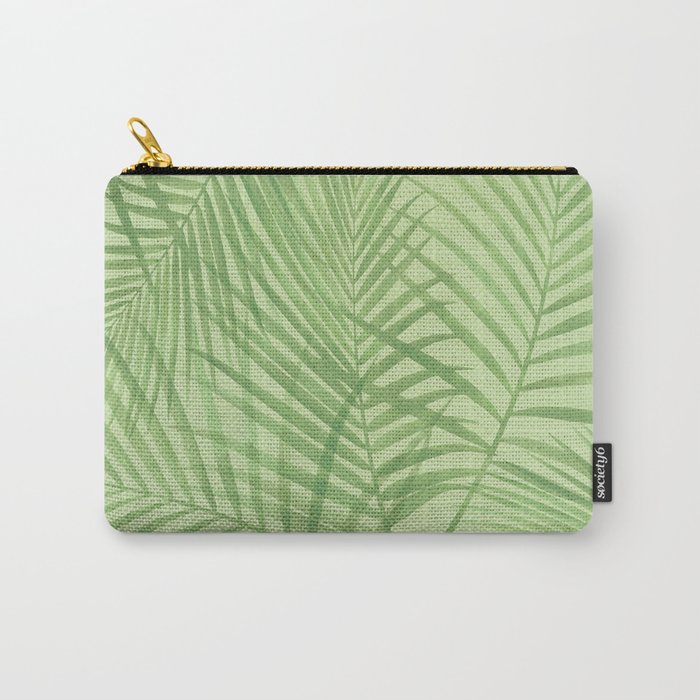 Tropical Greenery Pattern  Carry All Pouch Gallery Image 1