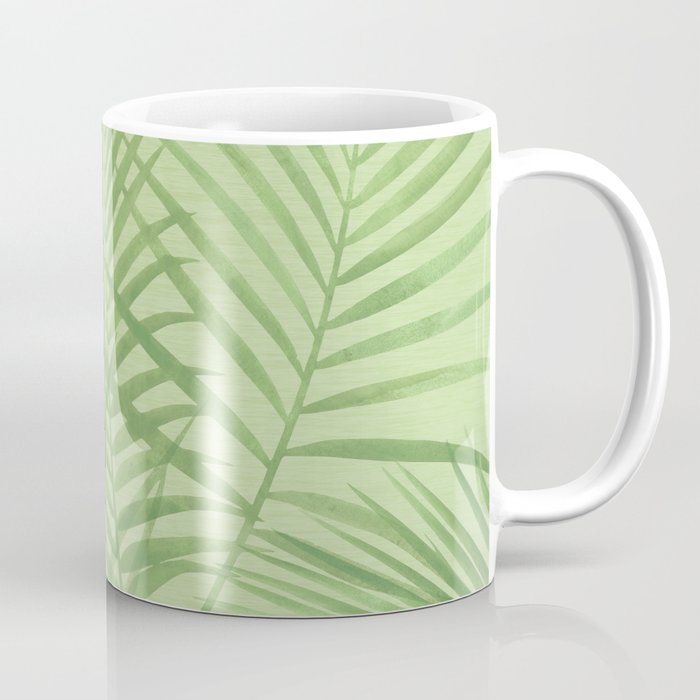 Tropical Greenery Pattern  Coffee Mug Gallery Image 1
