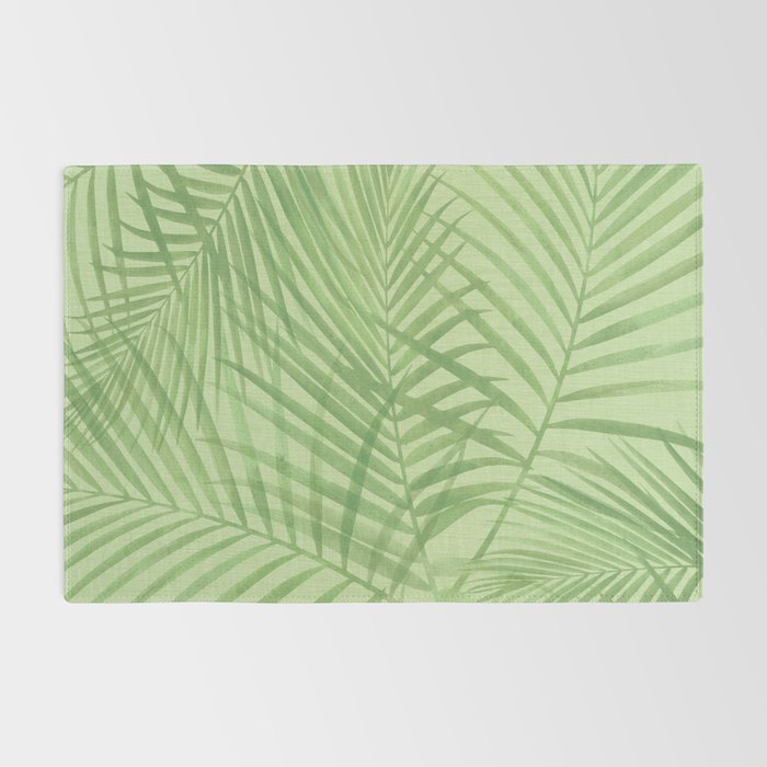 Tropical Greenery Pattern  Rug Gallery Image 2