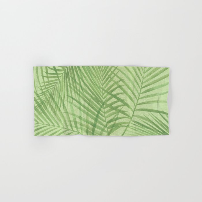 Tropical Greenery Pattern  Bath Towel Gallery Image 1
