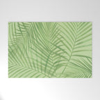 Tropical Greenery Pattern  Welcome Mat Gallery Image 1