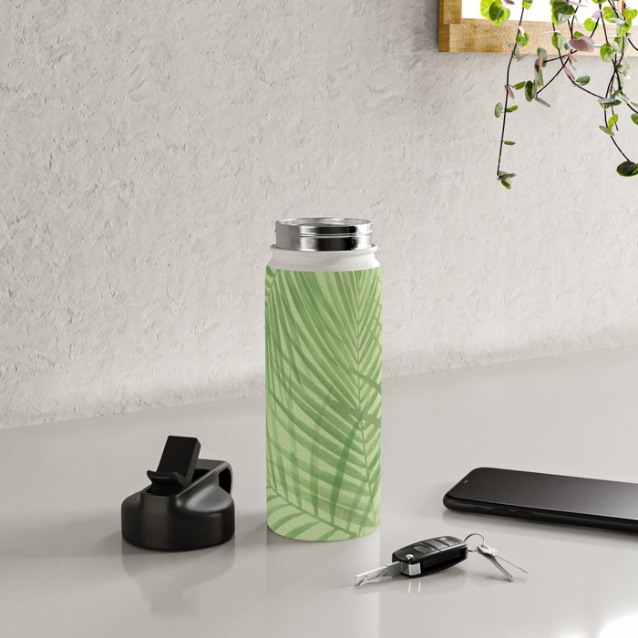 Tropical Greenery Pattern  Water Bottle Gallery Image 4