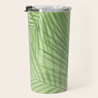 Tropical Greenery Pattern  Travel Mug Gallery Image 3