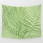 Tropical Greenery Pattern  Wall Tapestry Gallery Image 4