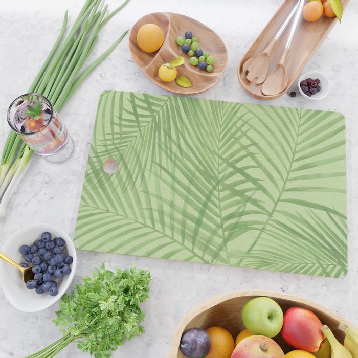 Tropical Greenery Pattern  Cutting Board Gallery Image 2