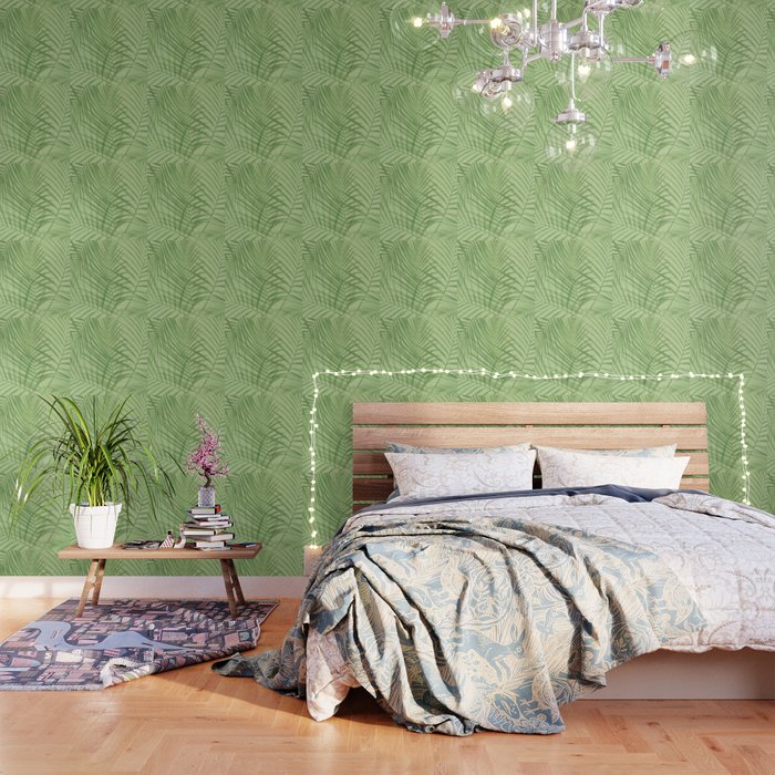 Tropical Greenery Pattern  Wallpaper Gallery Image 3