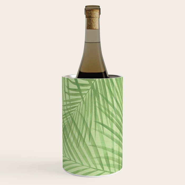 Tropical Greenery Pattern  Wine Chiller Gallery Image 2