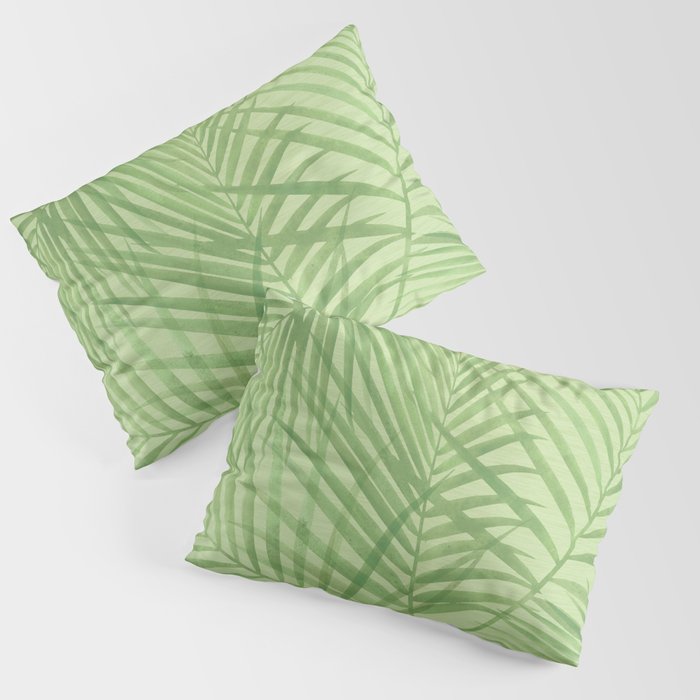 Tropical Greenery Pattern  Pillow Sham Gallery Image 3