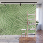 Tropical Greenery Pattern  Wall Mural Gallery Image 1