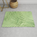 Tropical Greenery Pattern  Rug Gallery Image 1
