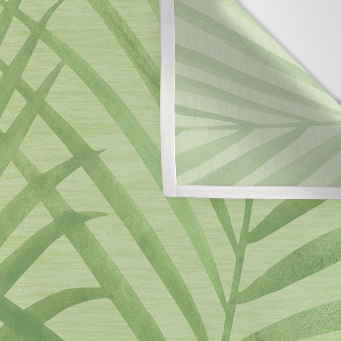 Tropical Greenery Pattern  Wall Tapestry Gallery Image 3