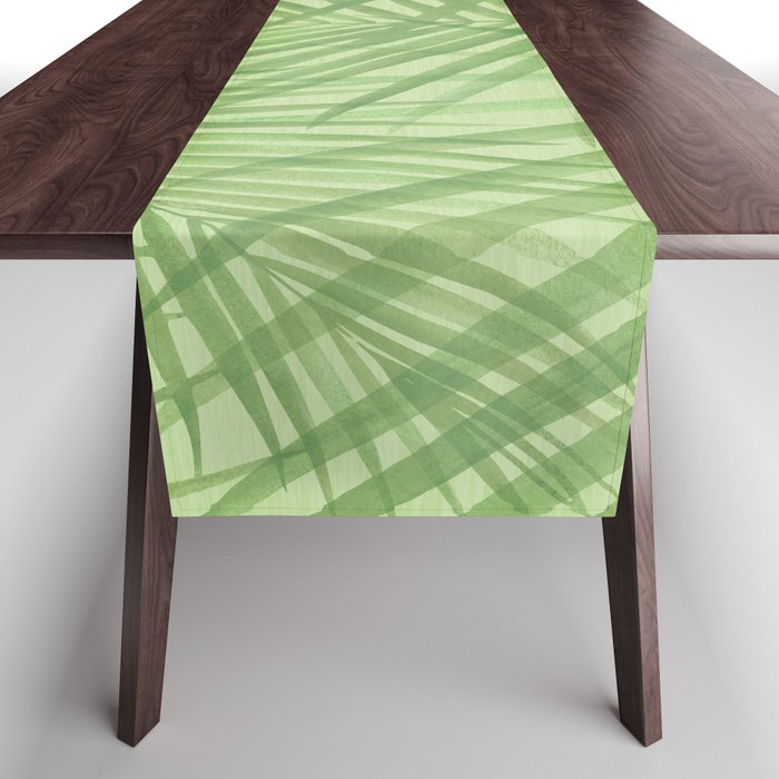 Tropical Greenery Pattern  Table Runner Gallery Image 1