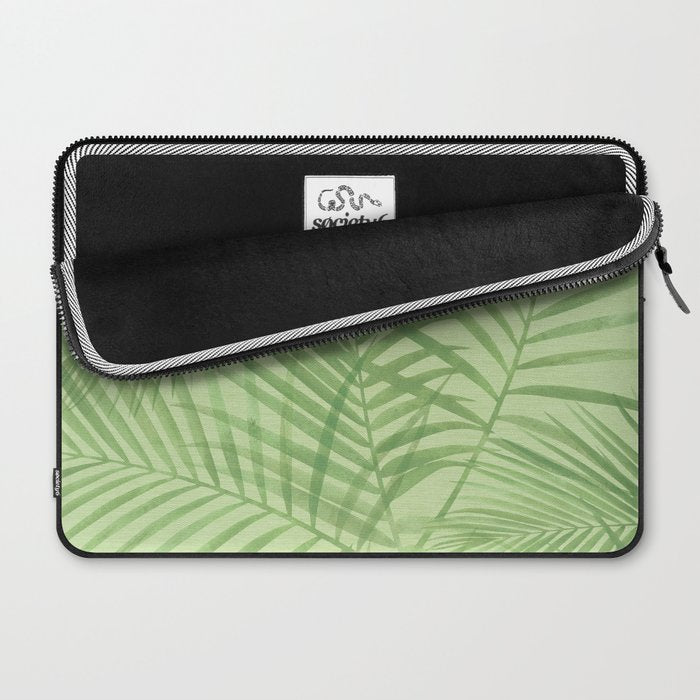 Tropical Greenery Pattern  Laptop Sleeve Gallery Image 2