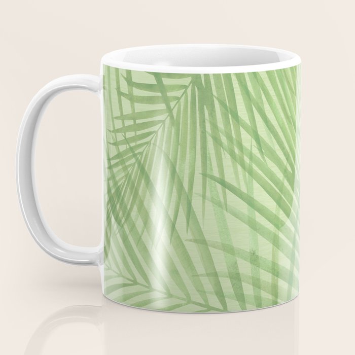 Tropical Greenery Pattern  Coffee Mug Gallery Image 3