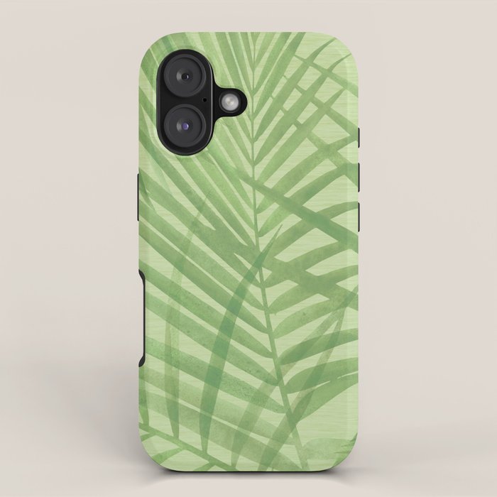 Tropical Greenery Pattern  iPhone Case Gallery Image 1