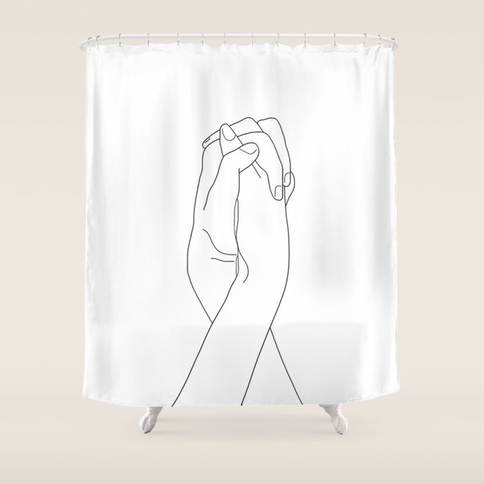 Never Let Me Go II Shower Curtain Gallery Image 1