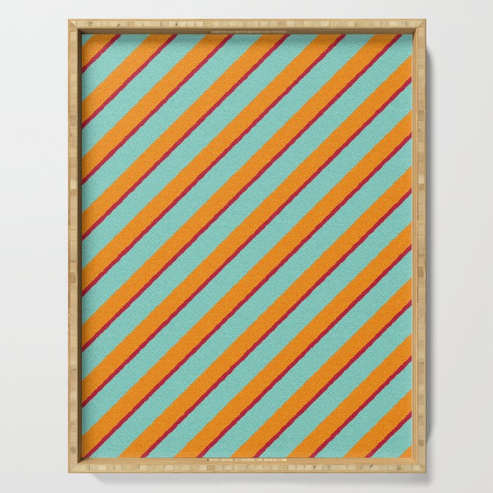 STRIPES - 003 - b Serving Tray Gallery Image 1