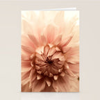 Goddess - Dahlia Botanical - Flower photograph - Modern Floral Stationery Card Gallery Image 2