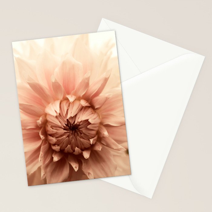 Goddess - Dahlia Botanical - Flower photograph - Modern Floral Stationery Card Gallery Image 2