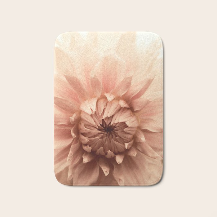 Goddess - Dahlia Botanical - Flower photograph - Modern Floral Bath Mat Gallery Image 1
