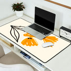 The Cosmo Yellow Flowers 02 Desk Mat Gallery Image 2