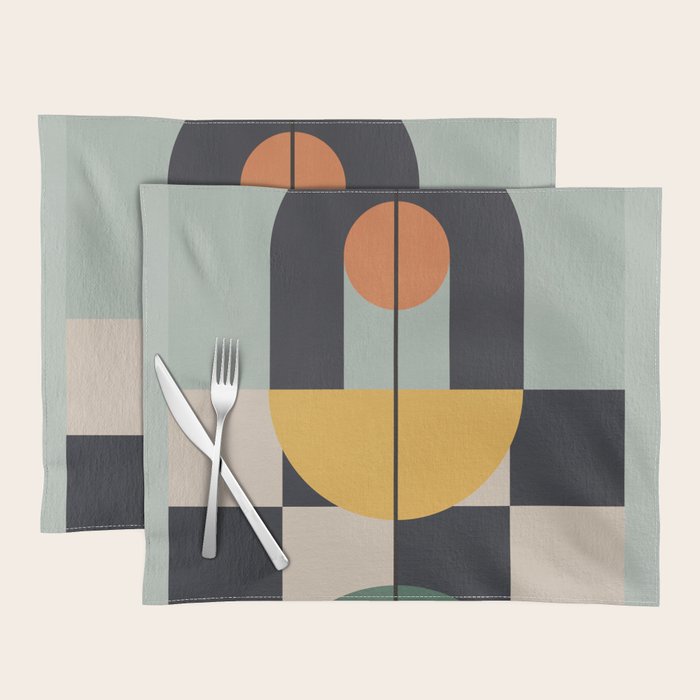 Geometric Abstraction 73 Placemat Gallery Image 1