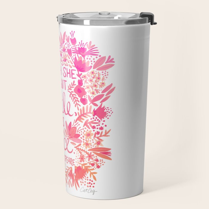 Little & Fierce - Pink OmbrÃ© Travel Mug Gallery Image 2