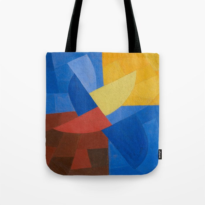 Otto Freundlich Komposition (Ca. 1932) Kunstmuseum Basel Colorful Geometric Art Tote Bag Gallery Image 1