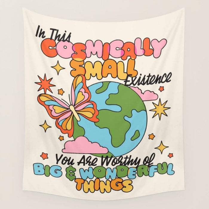Cosmically Small Wall Tapestry Gallery Image 4