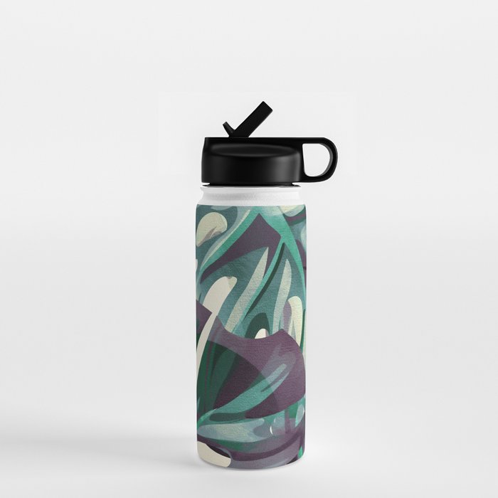 Monstera Water Bottle Gallery Image 1