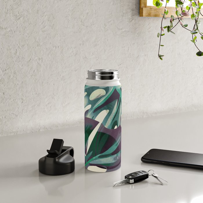 Monstera Water Bottle Gallery Image 4