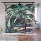 Monstera Wall Mural Gallery Image 1
