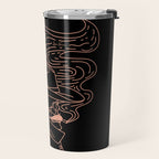 Love or Die Tryinâ Cowhand - Black & Pink Travel Mug Gallery Image 2