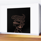 Love or Die Tryinâ Cowhand - Black & Pink Wall Mural Gallery Image 2