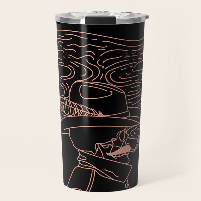 Love or Die Tryinâ Cowhand - Black & Pink Travel Mug Gallery Image 1