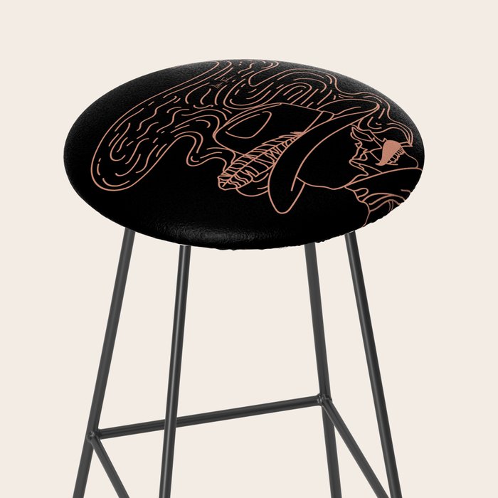 Love or Die Tryinâ Cowhand - Black & Pink Stool Gallery Image 2
